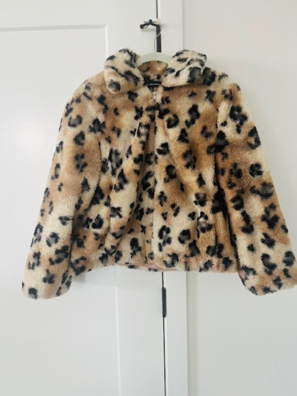 Catherine Malandrino, cheetah print faux fur